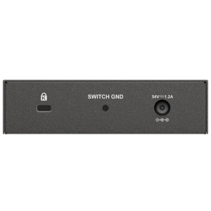 D-Link DGS-1005P 5-Port Gigabit Ethernet Switch (4 PoE+ ports), fanless, 10 Gbps switching capacity